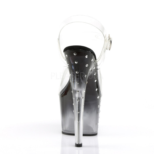 7 inches Heel, 2 3/4 inches PF Ankle Strap Sandal w/RS Studded Bottom — image 20 of 20