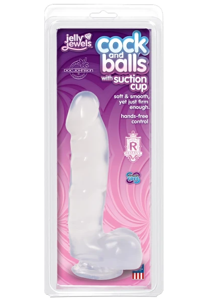Jelly Jewels - Cock and Balls with Suction Cup — image 10 of 20