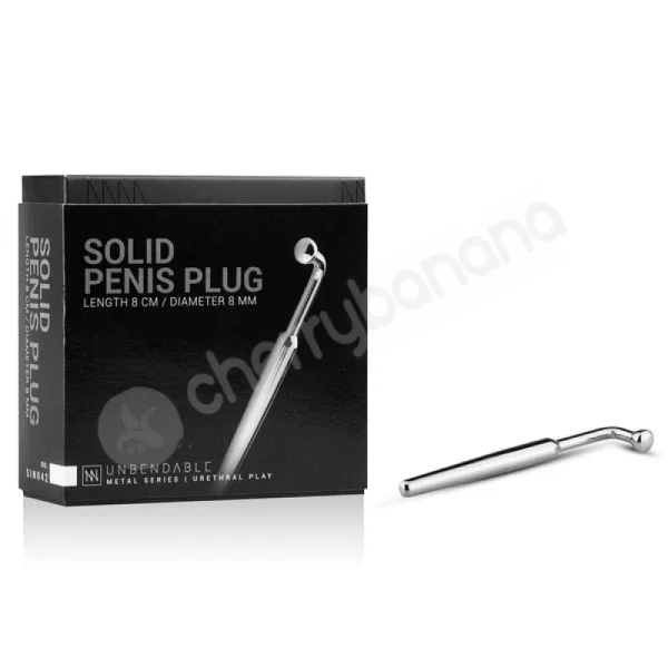 Sinner Gear Solid Curved Penis Plug