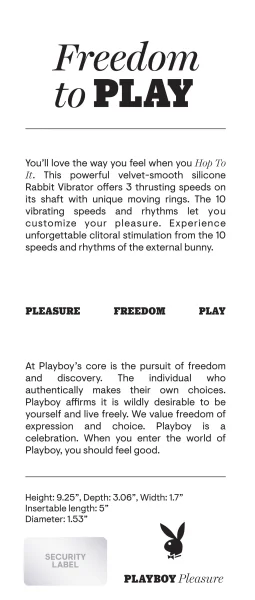 Hop to It - Rabbit Vibrator - Dark Purple