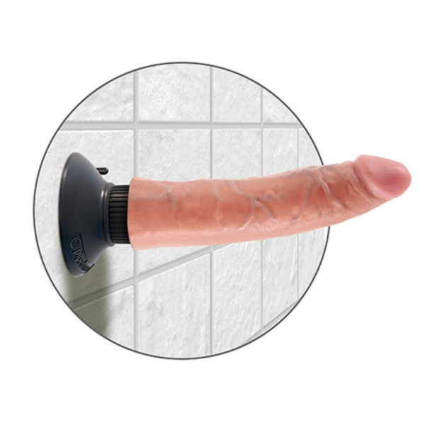 Pipedream King Cock Suction Cup Posable Vibrating Dildo – 7 Inch — image 4 of 8