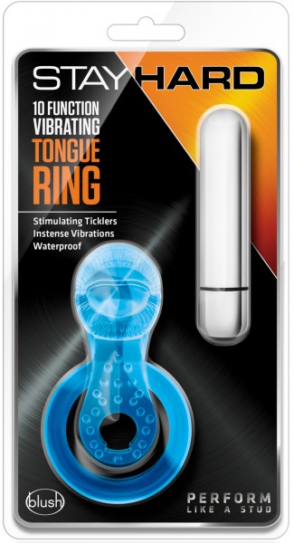 Tongue Style Vibrating Cock Ring