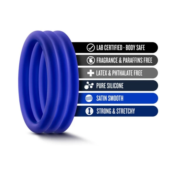 Cock Rings:  Performance - Vs1 Pure Premium Silicone Cockrings - Medium