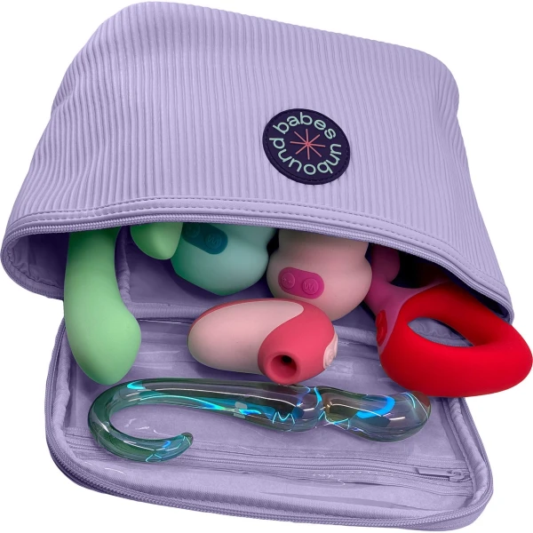 Unbound Vibe Vault Toy Storage Bag - Violet