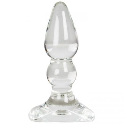 Glacier Glass Bubble Butt Plug 5 25 Inch