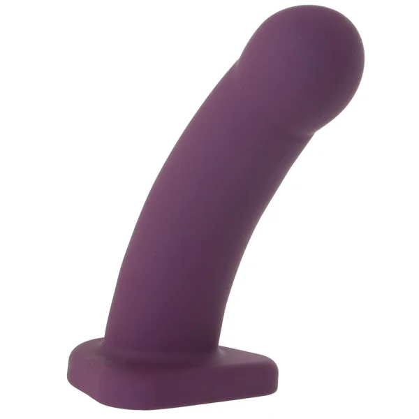 Merge Collection Banx 8" Silicone Sheath Hollow Dildo By Sportsheets - Plum