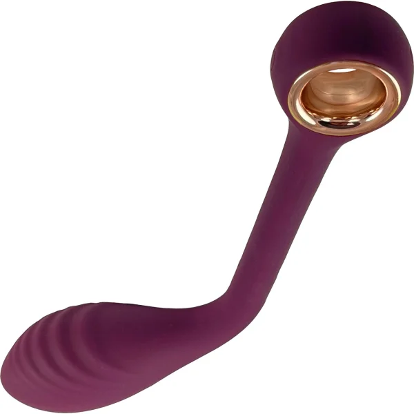 SheVibe Essentials G Bendable Silicone Rechargeable G-Spot Vibrator - Purple