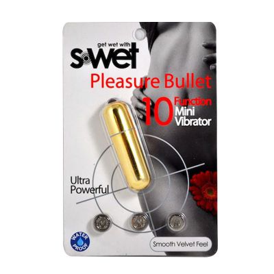 NU Sensuelle S Wet Pleasure Bullet Gold