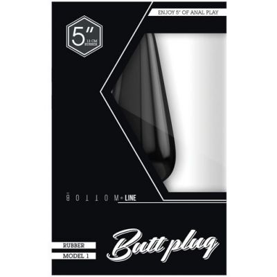 Bottom Line 5 Butt Plug Model 1 Rubber