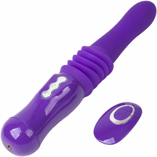 Maia Monroe Silicone Vibrating, Thrusting Dildo with Suction Cup & Remote Control