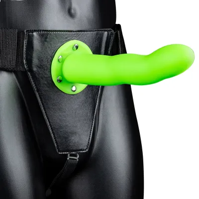 Ouch Curved 8 Inch Hollow Strap On