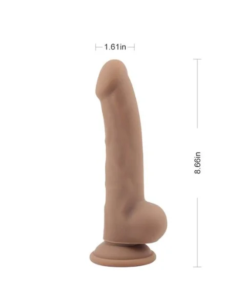 Trooper Suction Cup Dildo - Brown - 8.6 Inch