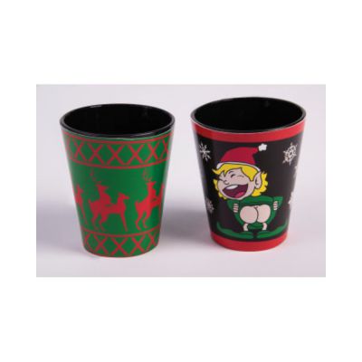 Christmas X rated Shot Glasses Set Of 4