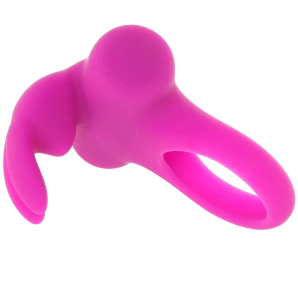 Ohhh Bunny Frisky Bunny Vibrating Cock Ring - Perfectly Purple