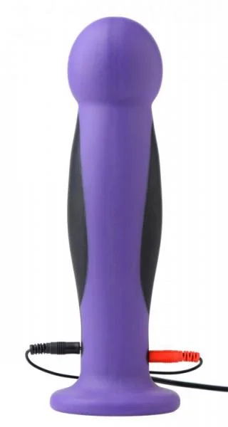 Fuse Electro Stimulating Harness Dildo Purple