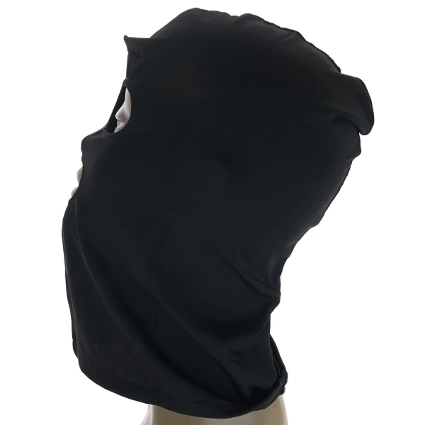 Fetish & Fashion Eyes & Mouth Hood By NS Novelties - Black