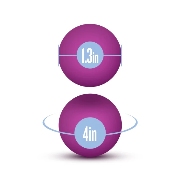 Luxe Double O Beginner Kegel Balls Pink