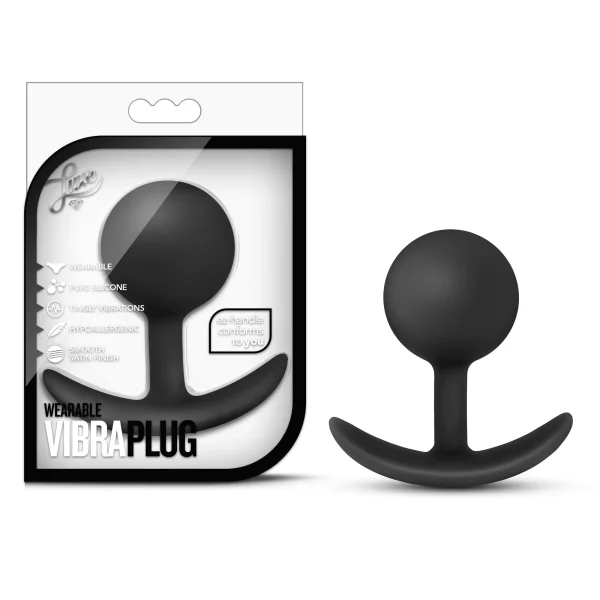 Luxe Wearable Vibra Plug Black