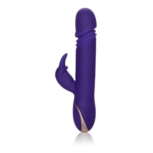 Jack Rabbit Silicone Thrusting Vibrator Purple — image 5 of 8