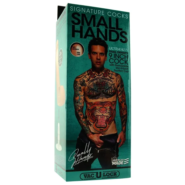 Signature Cocks - Small Hands 9 Inch Ultraskyn  Cock With Removable Vac-U-Lock Suction Cup