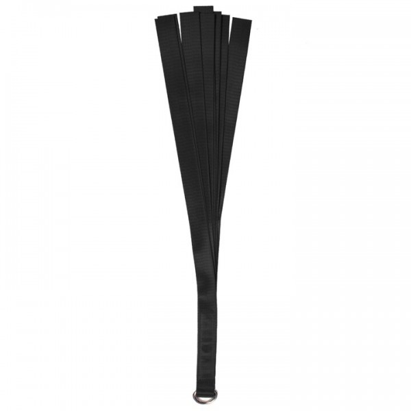 Bondara Cardinal Sin Black Grosgrain Ribbon Flogger – 21 Inch — image 2 of 3