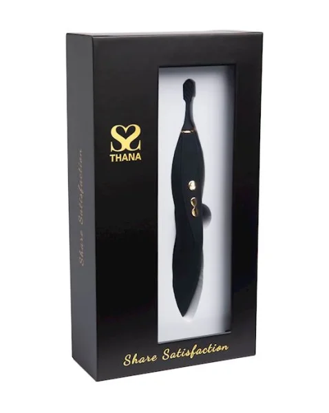 Share Satisfaction Thana Clitoral Vibrator - Black