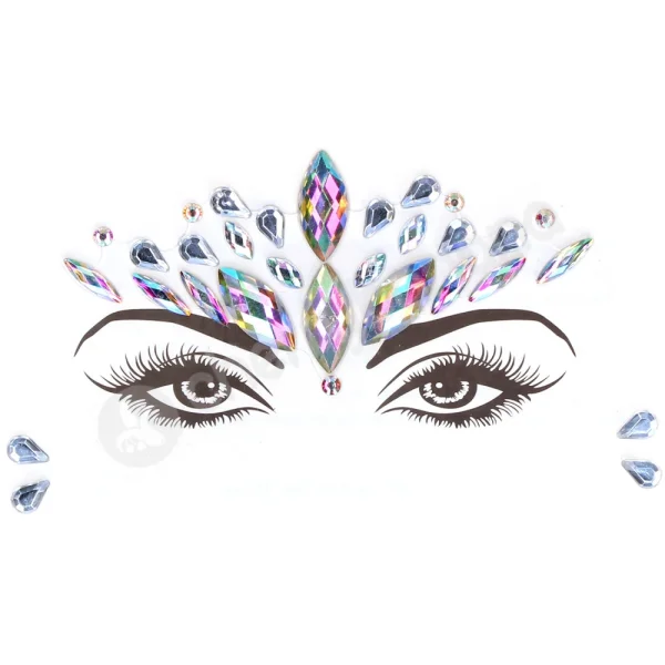 Le Desir Bliss Tie Dye Teddy & Face Bling