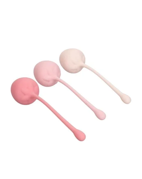 6 Piece Kegel Training Set - Strawberry - 5.5 Inch
