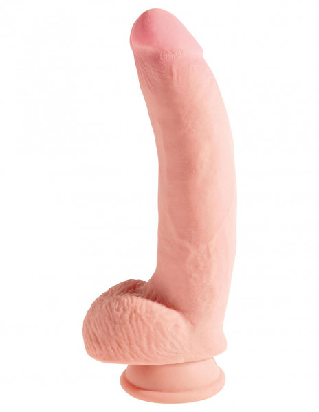 King Cock Plus 10" 3D Cock w/ Balls