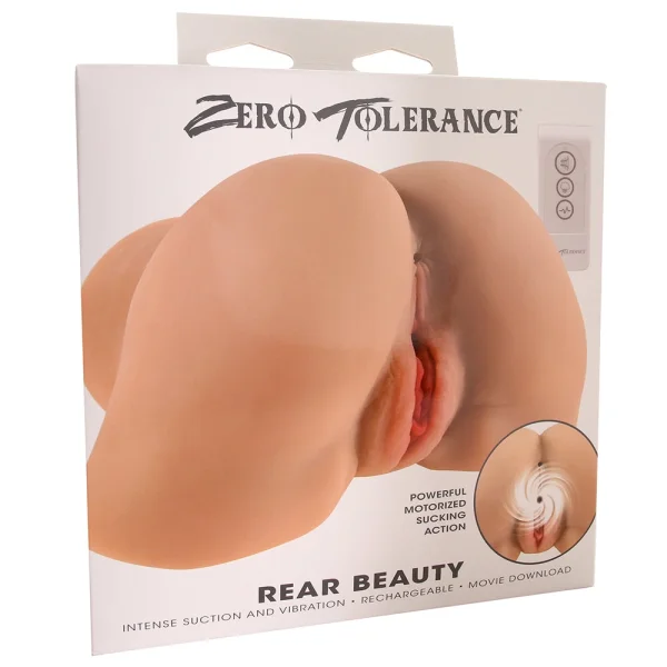 Rear Beauty Sucking & Vibrating Masturbator