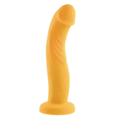 Gender X Sweet Embrace Vibrator And Strap on Harness Yellow