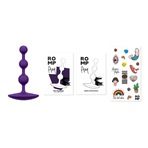 ROMP Amp Flexible Silicone Anal Beads