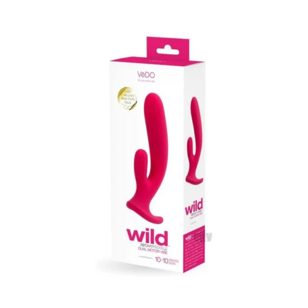 Vedo Wild Rechargeable Dual Vibe Pink — image 4 of 4