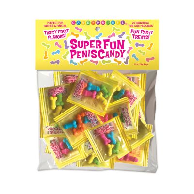 Super Fun Penis Candy Bag Of 25