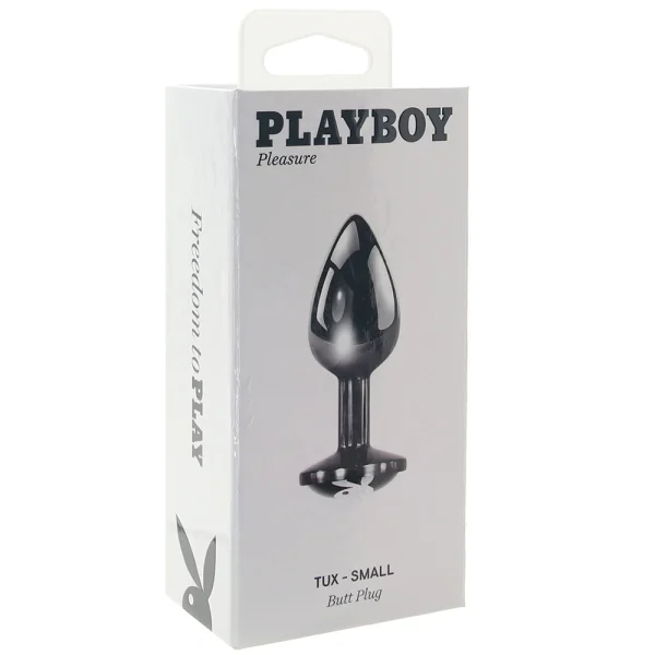 Playboy Pleasure Tux Aluminum Alloy Anal Plug - Small