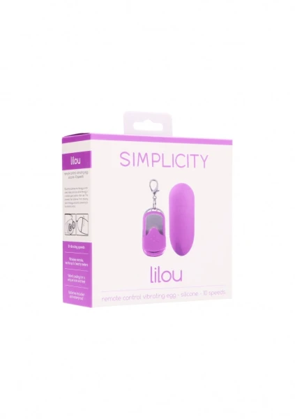 LILOU remote control vibrating egg - Pink