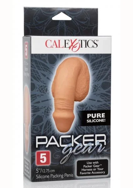 Packer Gear 5 inches Silicone Packing Penis Tan — image 7 of 8