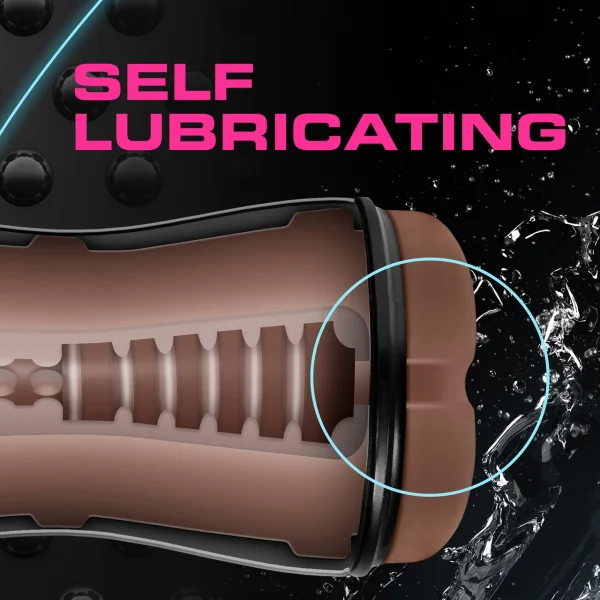Loverboy The DJ Self Lubricating Anal Penis Stroker By Blush - Chocolate