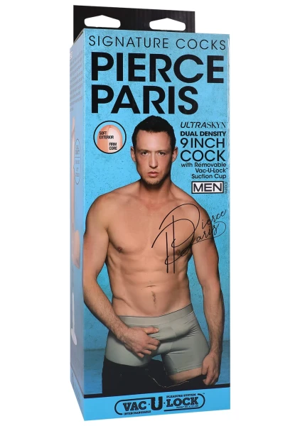 Signature Cocks - Pierce Paris 9" ULTRASKYN™ Cock with Removable Vac-U-Lock™ Suction Cup