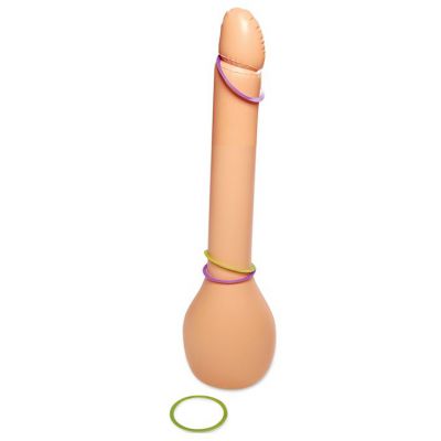 Inflatable Dicky Ring Toss Flesh