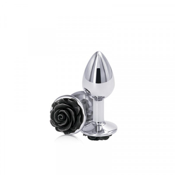 Rear Assets Black Rose Anal Plug by NS