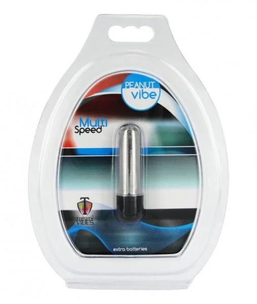 Peanut Micro Clit Massager Silver