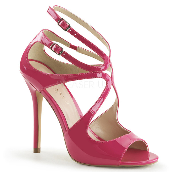 5 inches Heel, Strappy Sandal W/ Cutout Detail — image 5 of 16