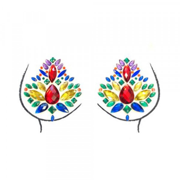 Neva Nude Crystal Pride Tribe Jewel Nipztix Pasties