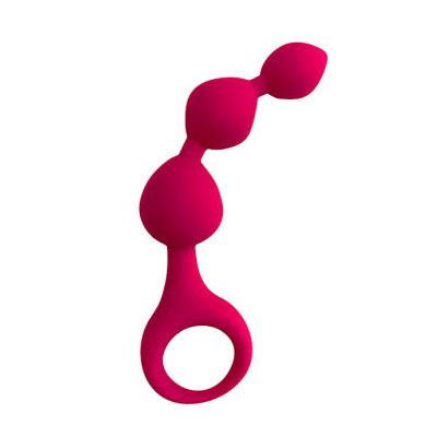 Large Silicone Anal Beads Pink