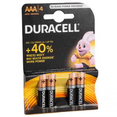 Duracell AAA Batteries Pack of 4