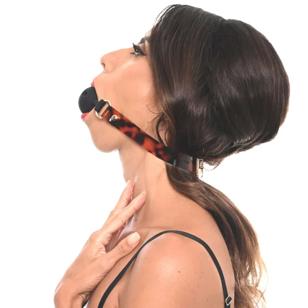 Sincerely Amber Silicone Ball Gag By Sportsheets