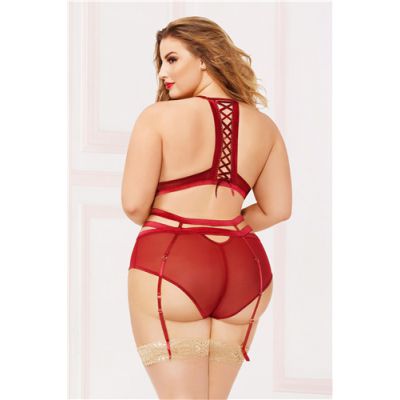 La Vie en Rose Bra Set 1X 2X