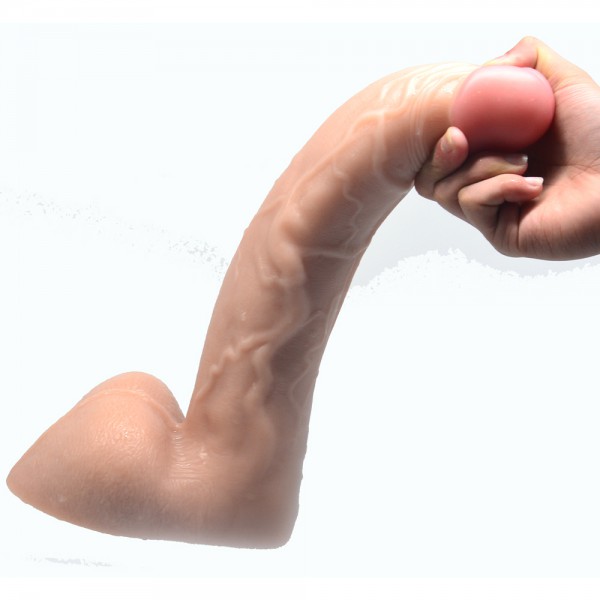 13'' Giant Thick Cock + Balls