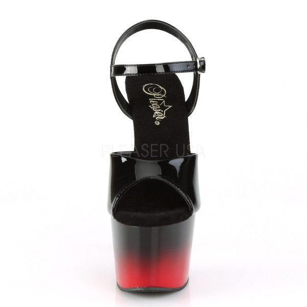 7 inches Heel, 2 3/4 inches PF Two Tone Ankle Strap Sandal — image 10 of 24